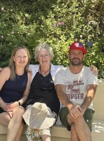 Lee with Sara and Patrick